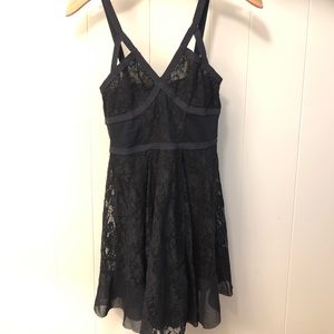 Free People lace black dress